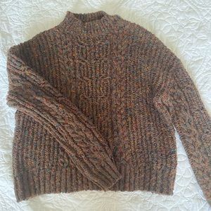Knox rose sweater with a vintage look